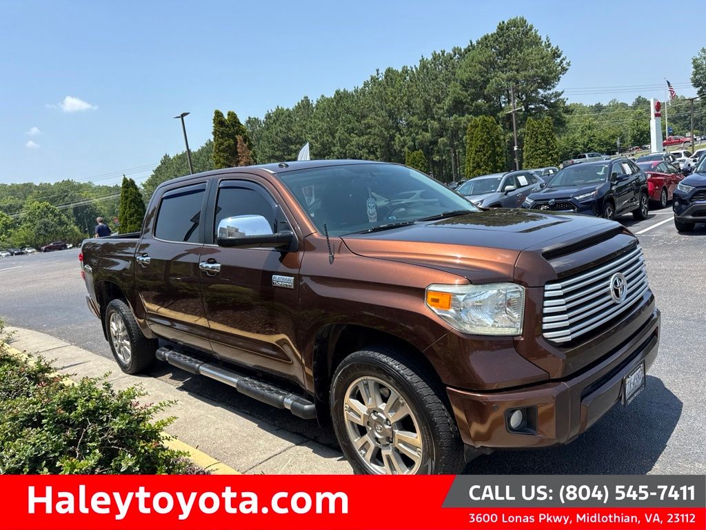Sunset Bronze Mica 2014 Toyota Tundra Pickup Truck Four-Wheel Drive 6-Speed Automatic Overdrive
