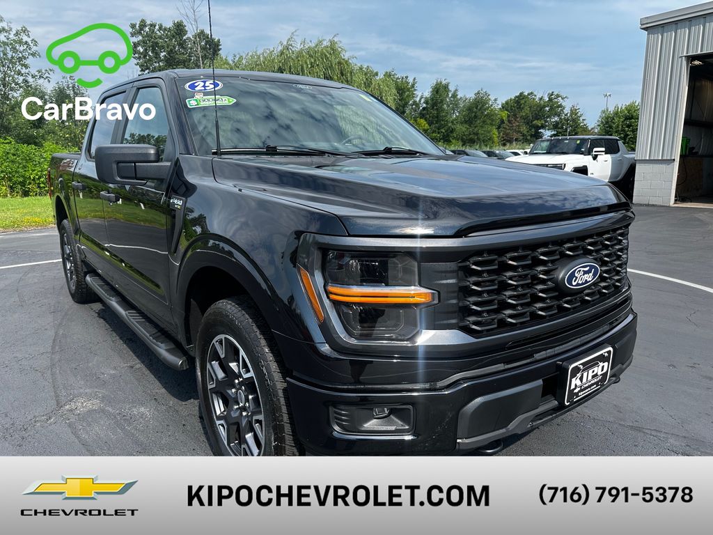 Agate Black Metallic 2025 Ford F-150 Pickup Truck Four-Wheel Drive Automatic