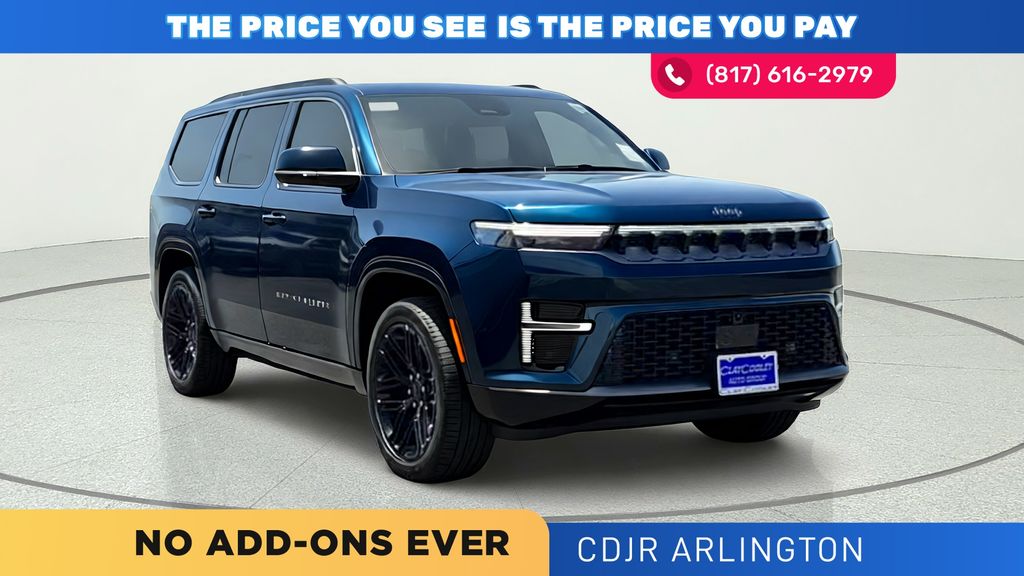 Fathom Blue Pearlcoat 2026 Jeep Grand Wagoneer SUV / Crossover Four-Wheel Drive 8-Speed Automatic