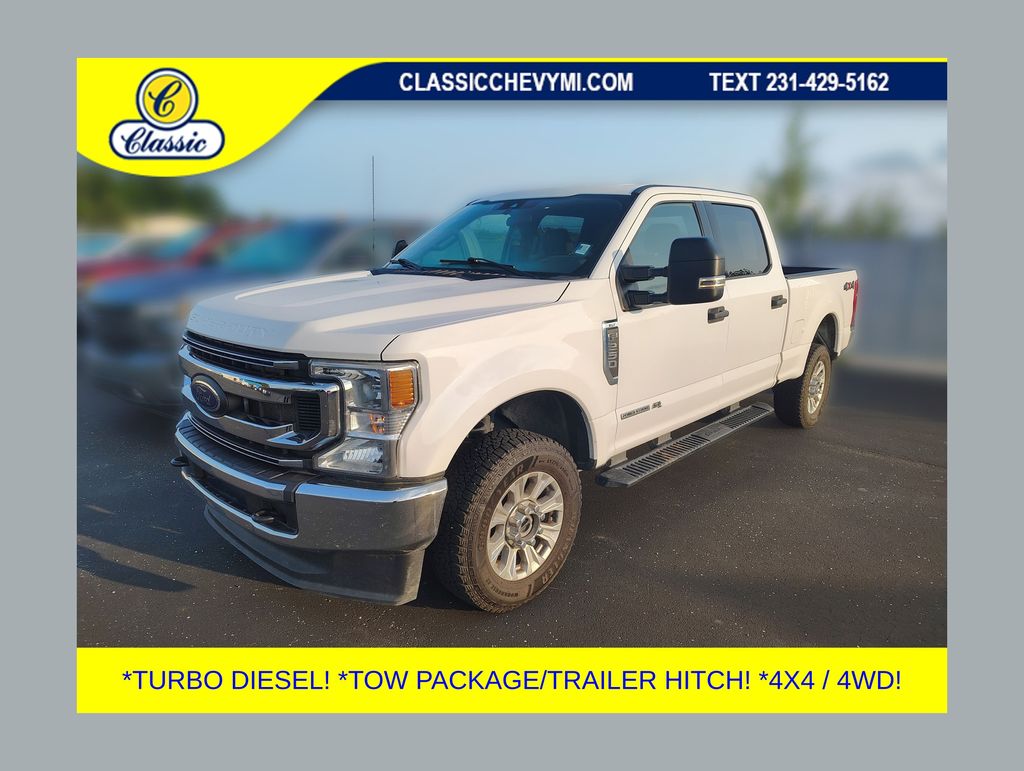Oxford White 2021 Ford F-250 Super Duty Pickup Truck Four-Wheel Drive Automatic