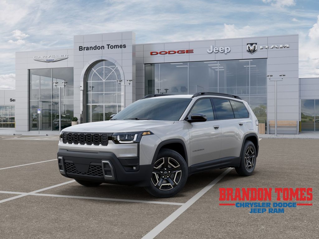 Silver 2026 Jeep Cherokee SUV / Crossover Four-Wheel Drive Continuously Variable Transmission