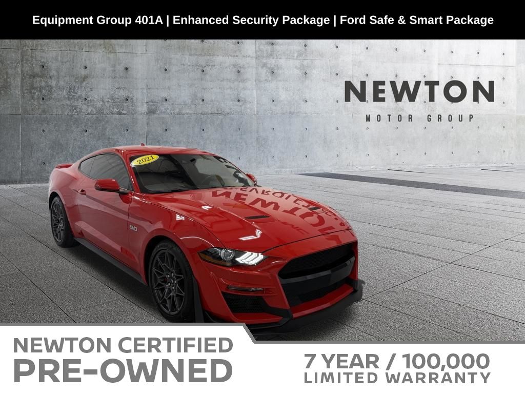 Race Red 2021 Ford Mustang Coupe Rear-Wheel Drive Automatic