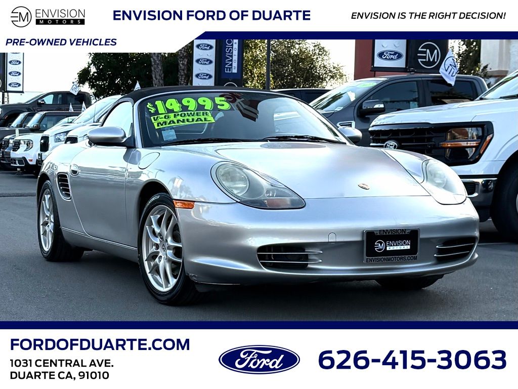 Arctic Silver Metallic 2004 Porsche Boxster Base Convertible Rear-Wheel Drive 5-Speed Automatic
