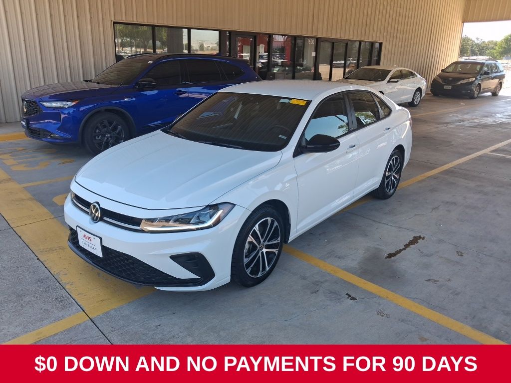 White 2025 Volkswagen Jetta Sedan Front-Wheel Drive 8-Speed Automatic