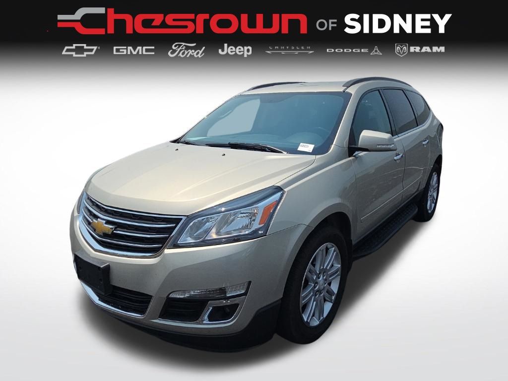 Champagne Silver Metallic 2014 Chevrolet Traverse SUV / Crossover Front-Wheel Drive 6-Speed Automatic