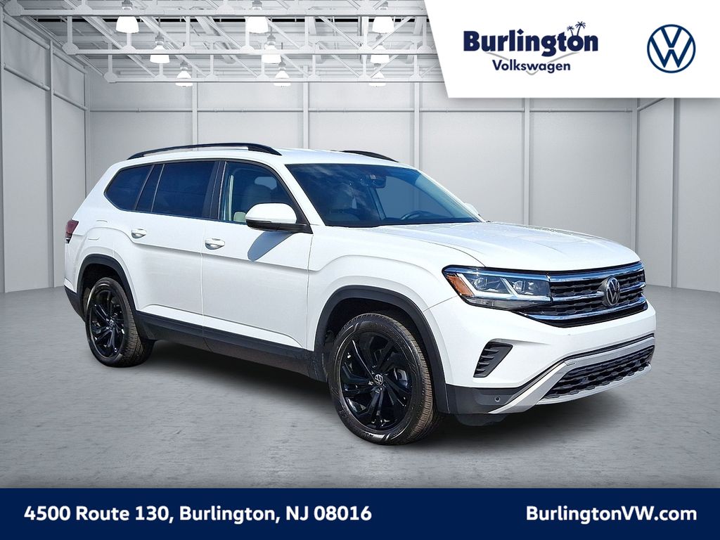 Pure White 2023 Volkswagen Atlas SUV / Crossover All-Wheel Drive 8-Speed Automatic