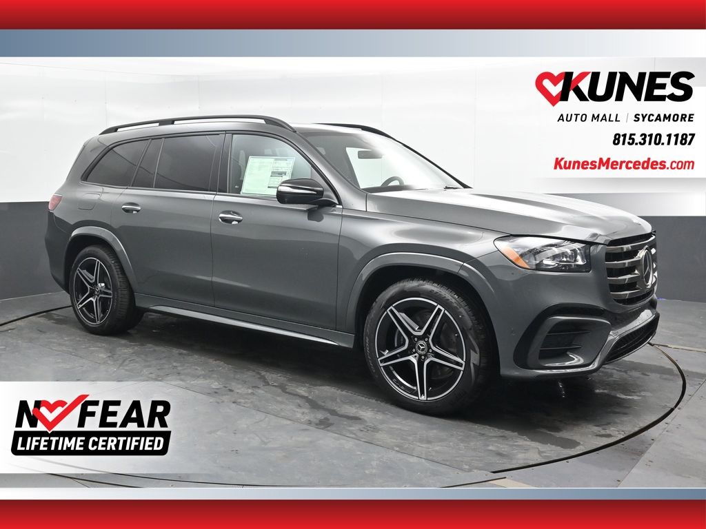 Gray (MANUFAKTUR Silicon Grey) 2026 Mercedes-Benz GLS SUV / Crossover All-Wheel Drive 9-Speed Automatic