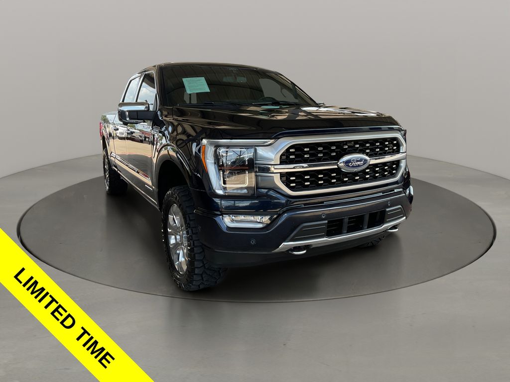 Antimatter Blue Metallic 2021 Ford F-150 Pickup Truck Four-Wheel Drive Automatic