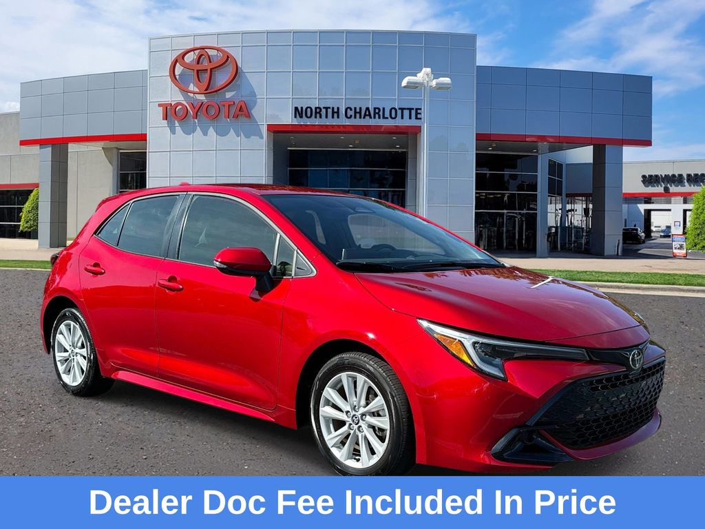 Finish Line Red 2023 Toyota Corolla Hatchback Hatchback Front-Wheel Drive Continuously Variable Transmission