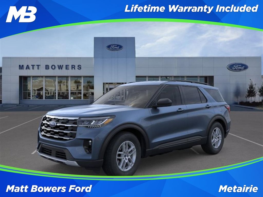 Vapor Blue Metallic 2026 Ford Explorer SUV / Crossover Rear-Wheel Drive Automatic