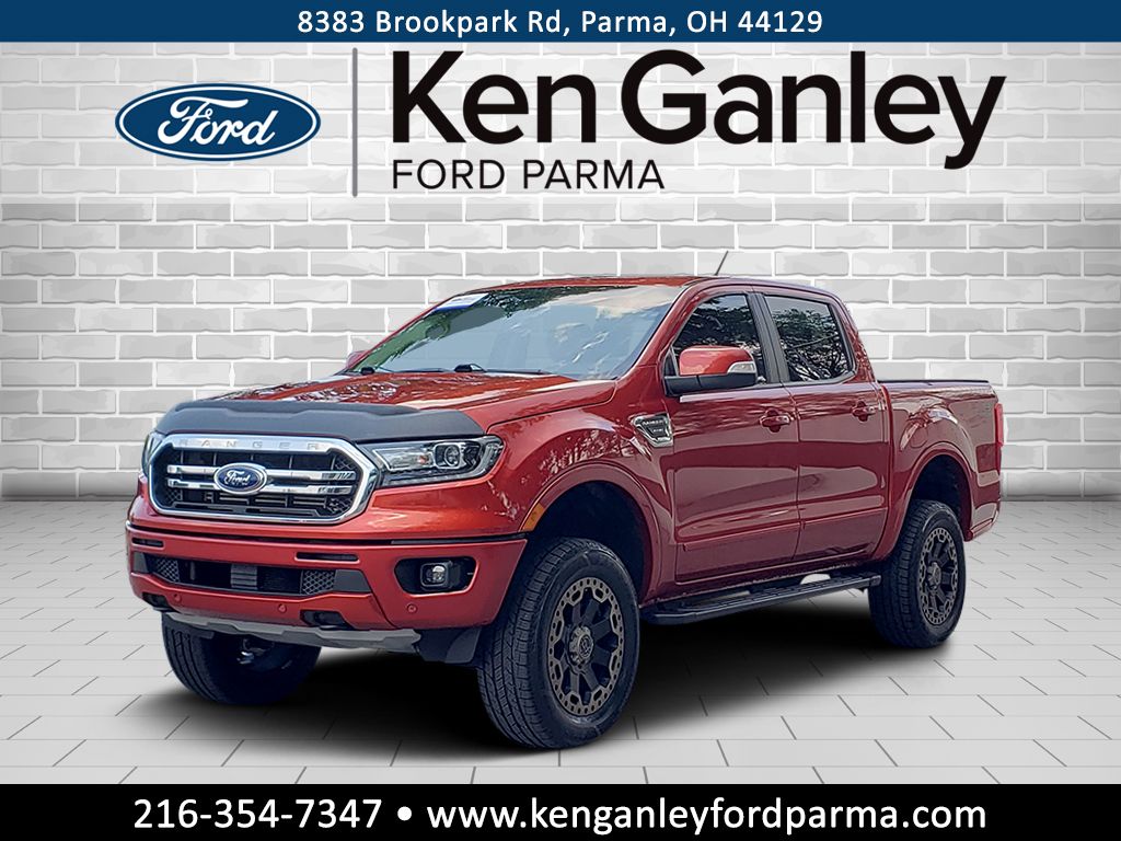 Hot Pepper Red Metallic Tinted Clearcoat 2019 Ford Ranger Pickup Truck Four-Wheel Drive Automatic