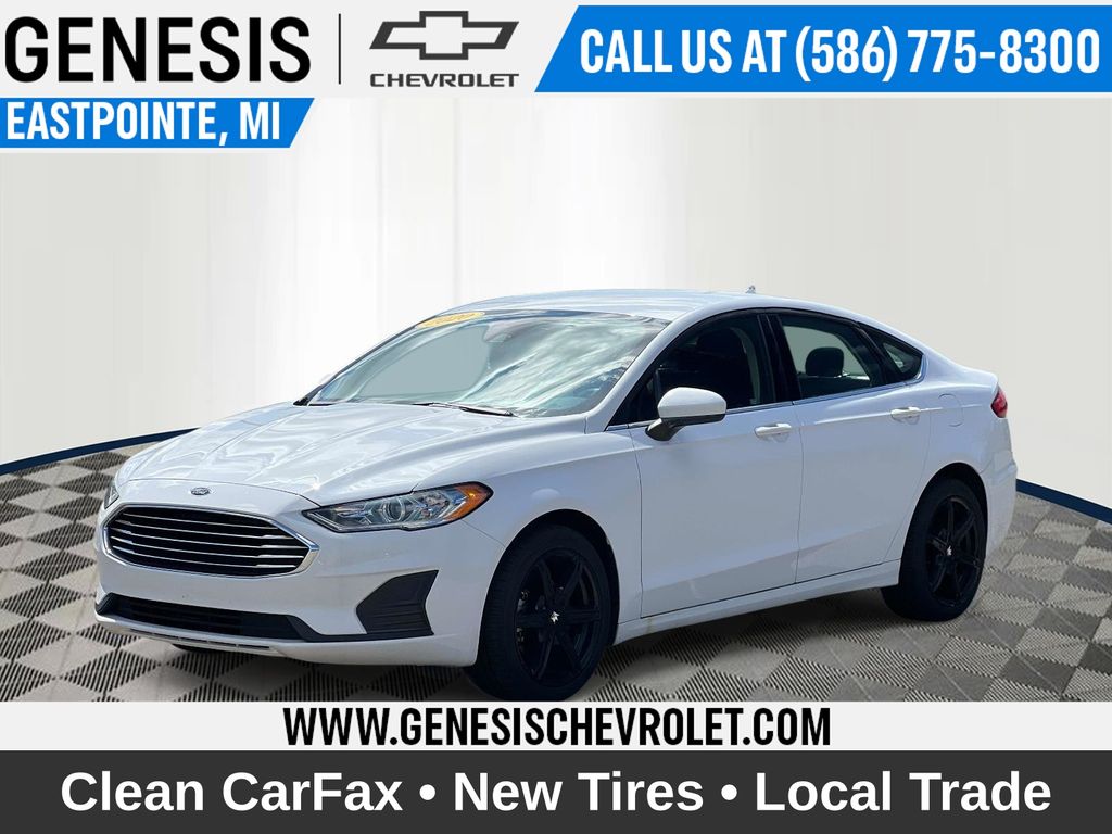 Oxford White 2020 Ford Fusion Sedan All-Wheel Drive 6-Speed Automatic