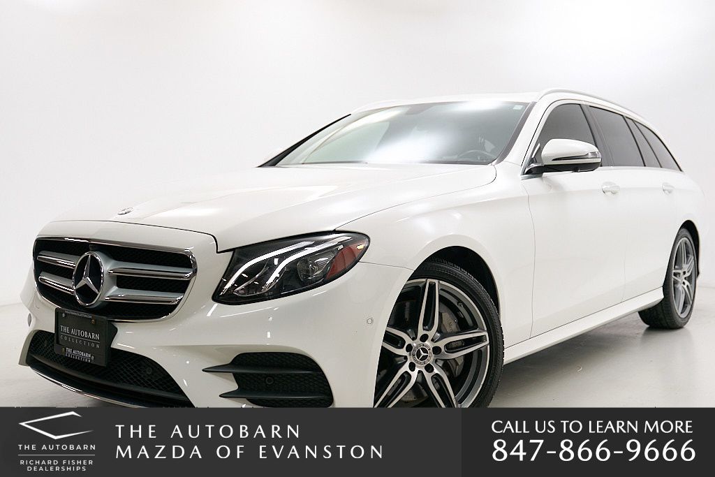 Polar White 2019 Mercedes-Benz E-Class Wagon All-Wheel Drive 9-Speed Automatic