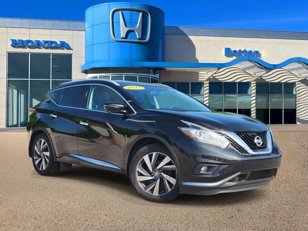 Gray (Magnetic Black Metallic) 2017 Nissan Murano SUV / Crossover All-Wheel Drive Continuously Variable Transmission