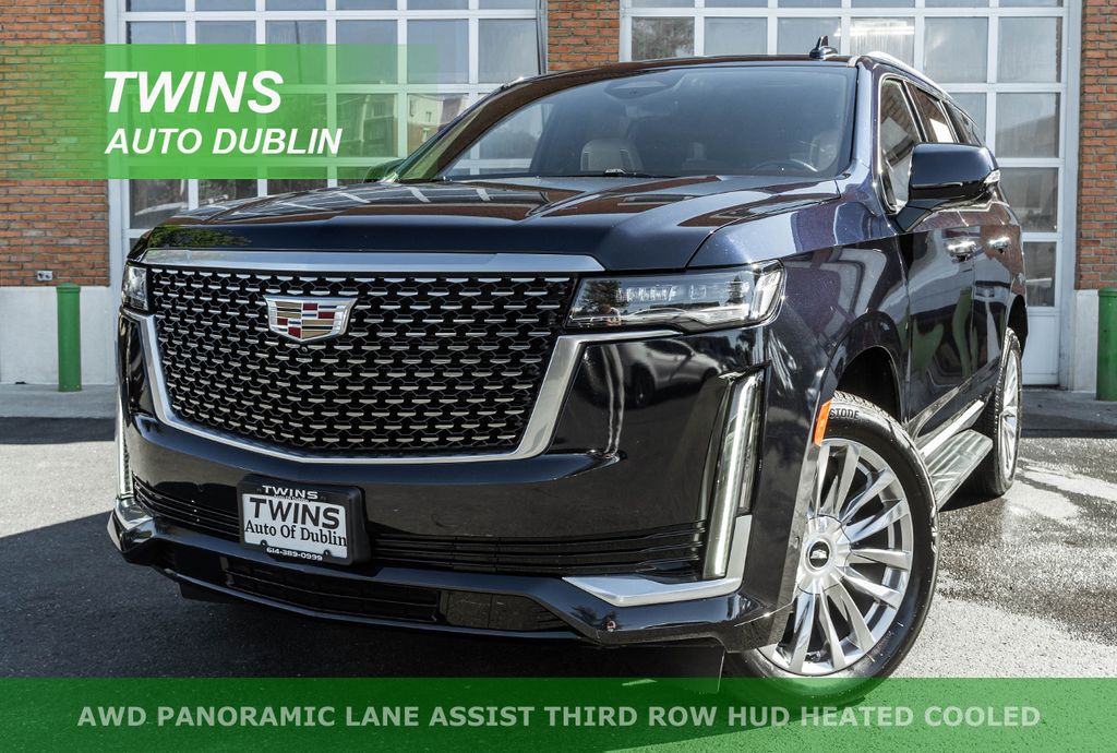 Dark Moon Blue Metallic 2022 Cadillac Escalade SUV / Crossover Four-Wheel Drive Automatic