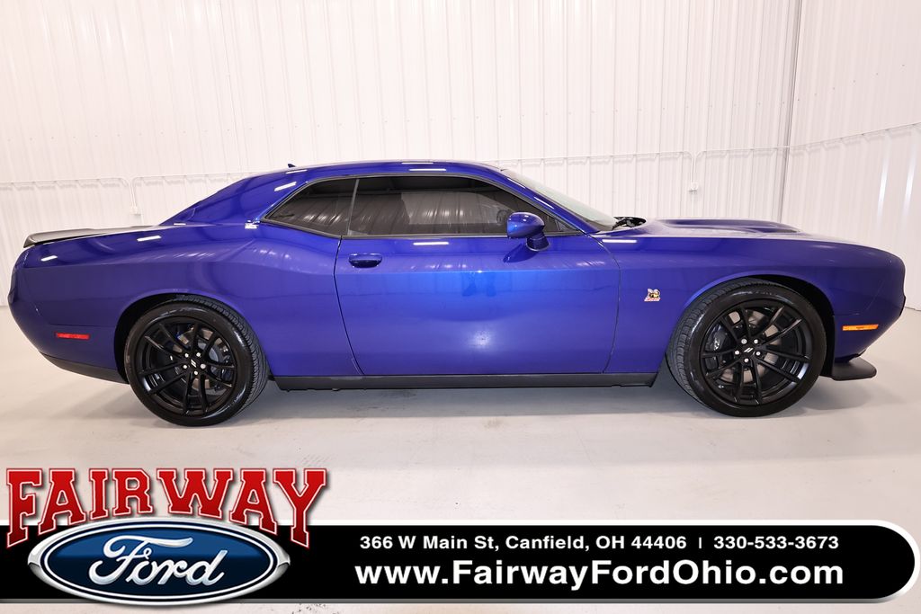Indigo Blue 2021 Dodge Challenger Coupe Rear-Wheel Drive 8-Speed Automatic