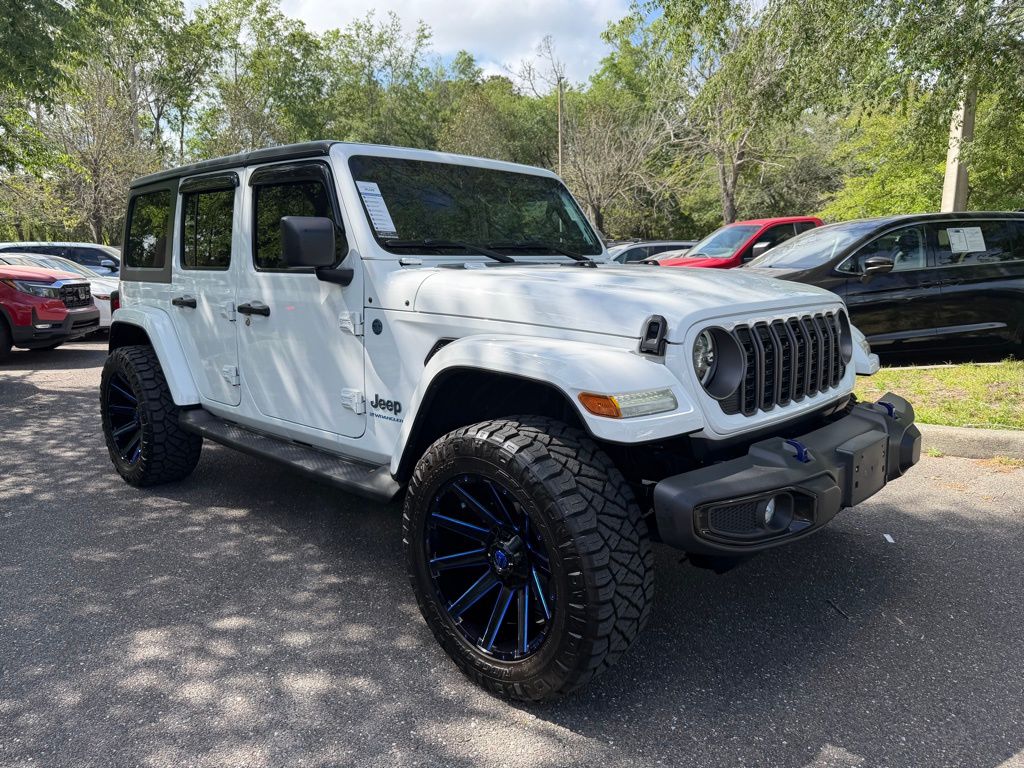 Bright White Clearcoat 2024 Jeep Wrangler 4xe Sport S 4WD SUV / Crossover Four-Wheel Drive 8-Speed Automatic