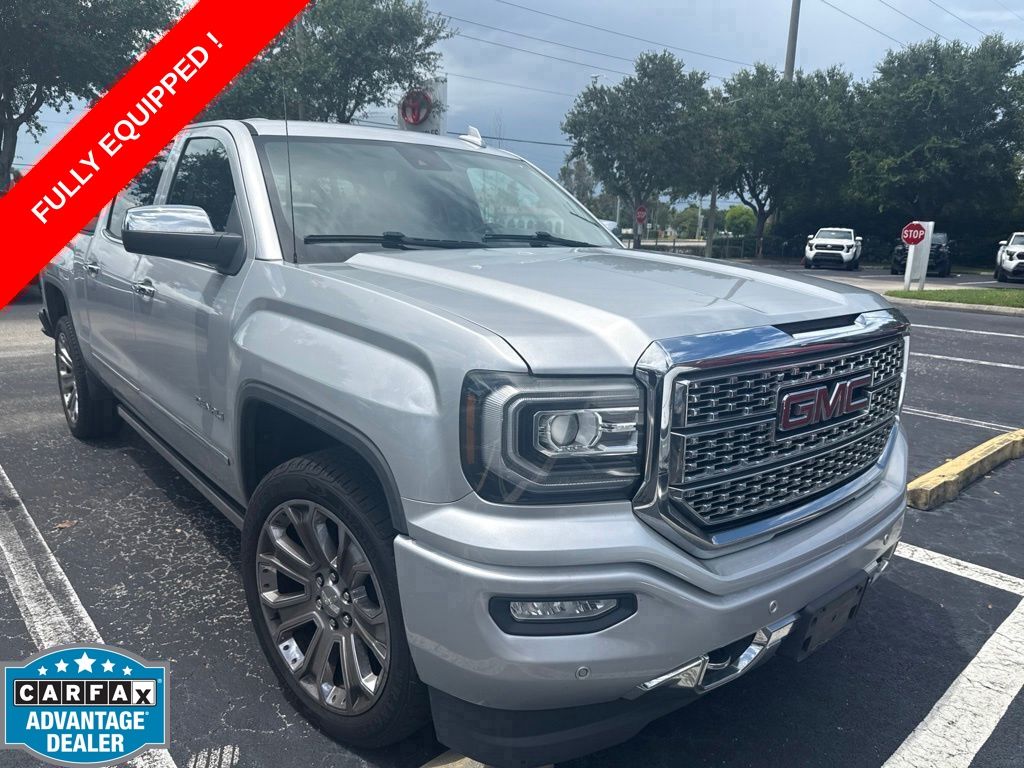 Quicksilver Metallic 2018 GMC Sierra 1500 Pickup Truck Four-Wheel Drive 8-Speed Automatic Overdrive