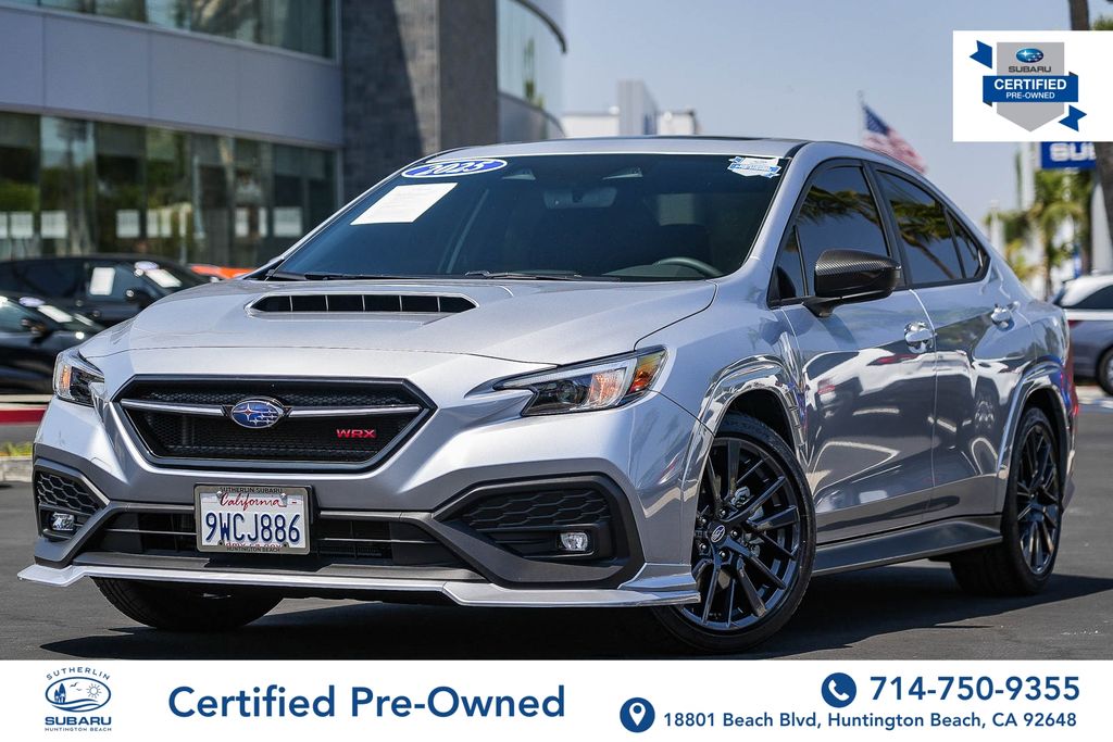 Ice Silver Metallic 2025 Subaru WRX Premium AWD Sedan All-Wheel Drive 6-Speed Manual