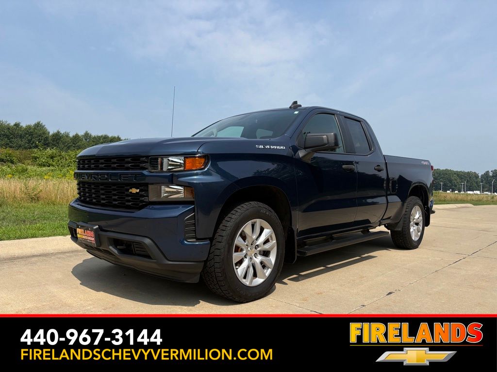Northsky Blue Metallic 2021 Chevrolet Silverado 1500 Pickup Truck Four-Wheel Drive 8-Speed Automatic