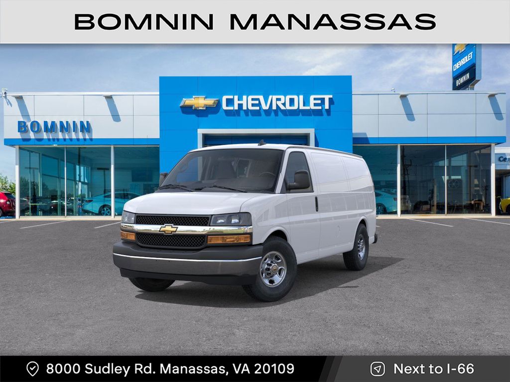 Summit White 2025 Chevrolet Express Cargo 2500 RWD Van Rear-Wheel Drive 8-Speed Automatic Overdrive