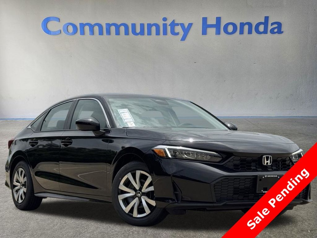 2026 Honda Civic LX Black at Classic Honda Galveston