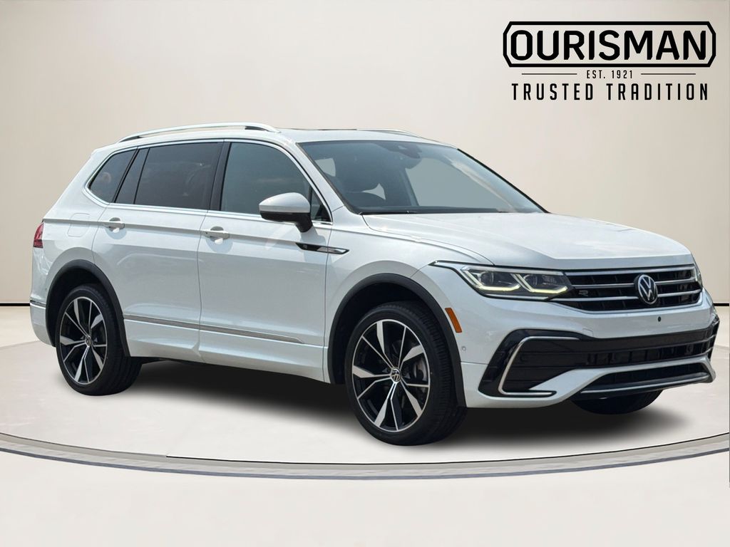 Opal White 2023 Volkswagen Tiguan SUV / Crossover All-Wheel Drive 8-Speed Automatic