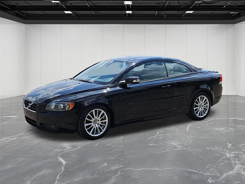 Black 2009 Volvo C70 Convertible Front-Wheel Drive 5-Speed Automatic