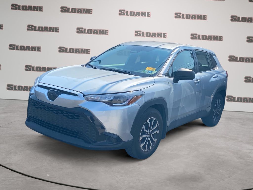 Sonic Silver 2024 Toyota Corolla Cross Hybrid SUV / Crossover All-Wheel Drive Continuously Variable Transmission