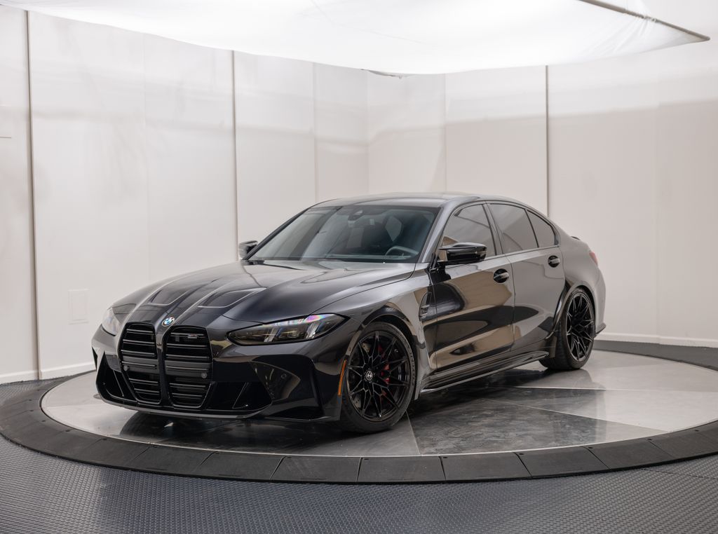Black Sapphire Metallic 2025 BMW M3 Sedan All-Wheel Drive 8-Speed Automatic