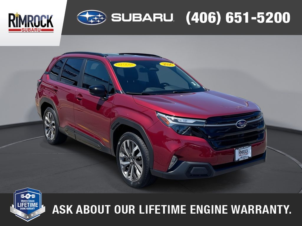 Crimson Red Pearl 2026 Subaru Forester SUV / Crossover All-Wheel Drive Continuously Variable Transmission