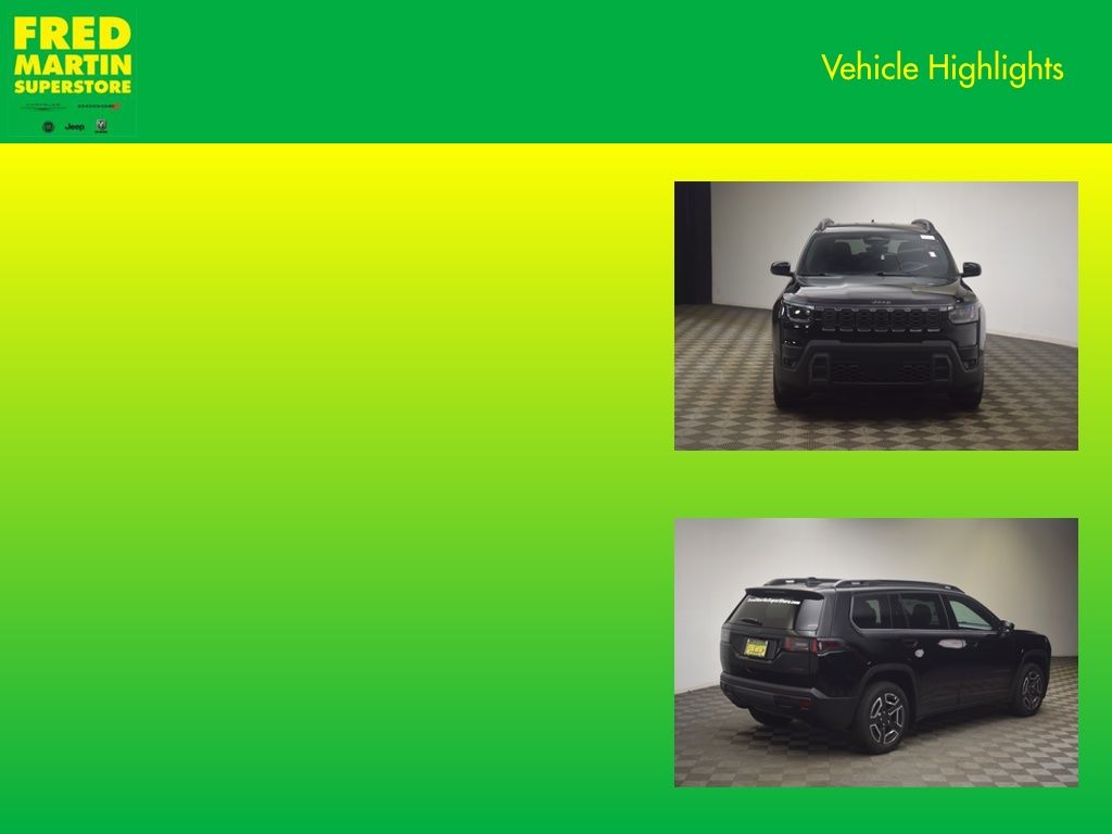 new 2026 Jeep Cherokee car, priced at $33,249