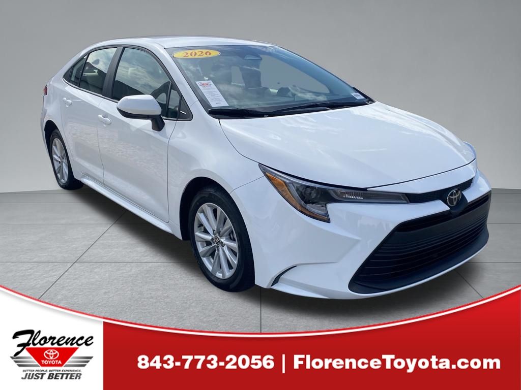 Ice Cap 2026 Toyota Corolla Sedan Front-Wheel Drive Continuously Variable Transmission