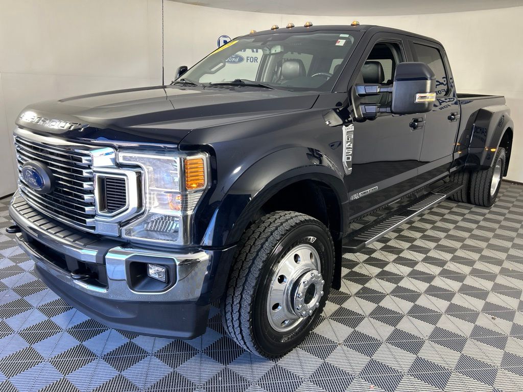 Antimatter Blue Metallic 2021 Ford F-450 Super Duty Pickup Truck Four-Wheel Drive Automatic