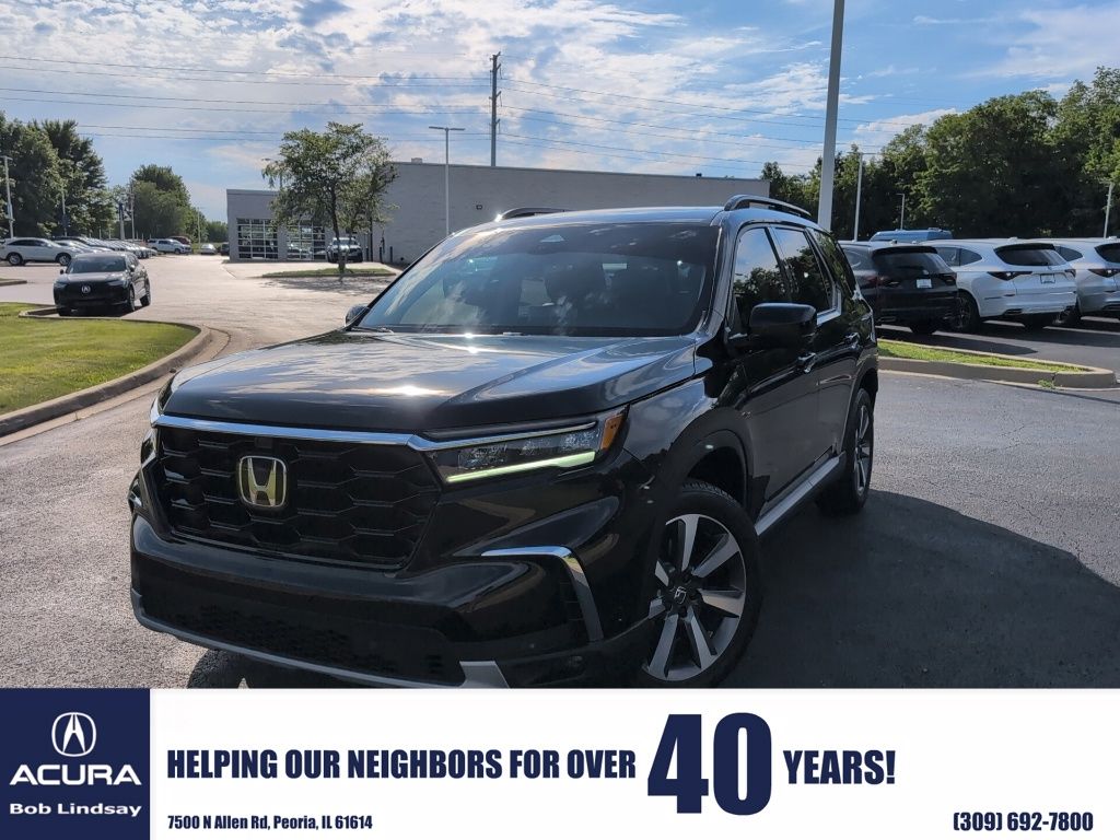 Crystal Black Pearl 2025 Honda Pilot SUV / Crossover All-Wheel Drive Automatic