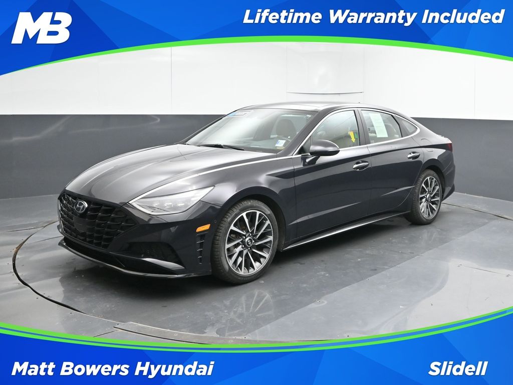 Carbon Blue 2023 Hyundai Sonata Sedan Front-Wheel Drive 8-Speed Automatic