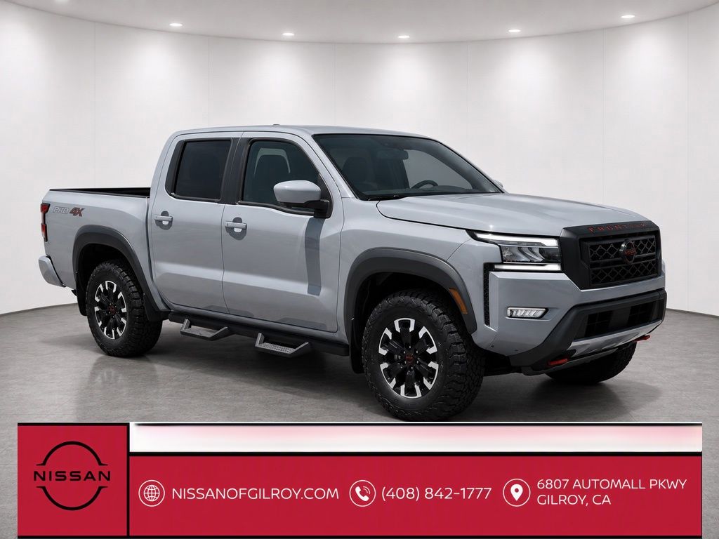 Boulder Gray Pearl 2022 Nissan Frontier Pickup Truck Four-Wheel Drive 9-Speed Automatic