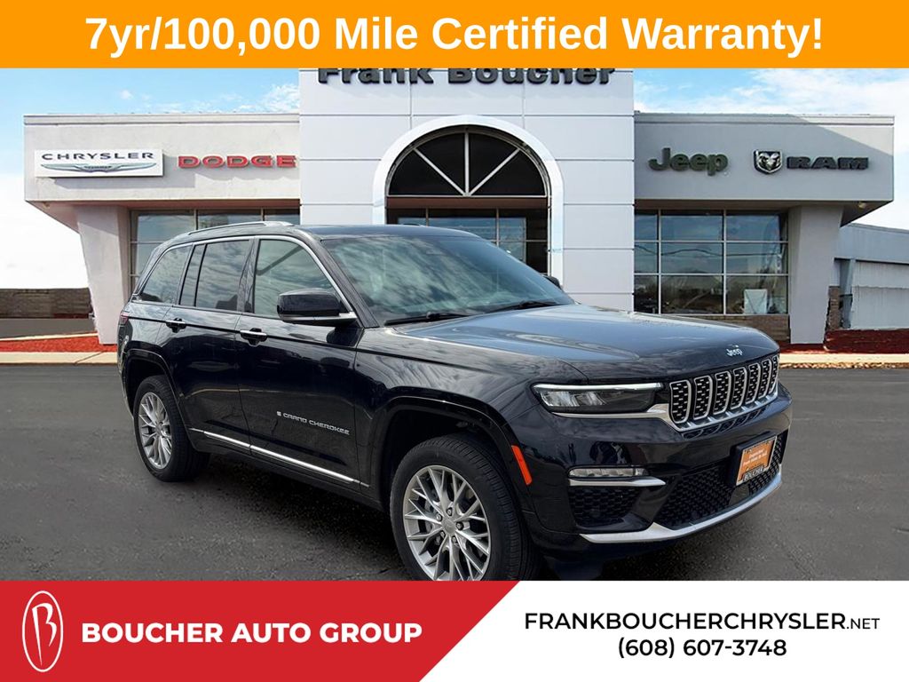 Diamond Black Crystal Pearlcoat 2024 Jeep Grand Cherokee 4xe SUV / Crossover Four-Wheel Drive 8-Speed Automatic