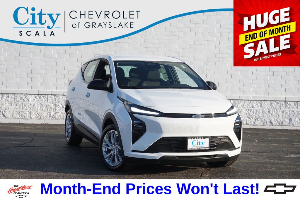 Summit White 2027 Chevrolet Bolt SUV / Crossover Front-Wheel Drive 1-Speed Automatic