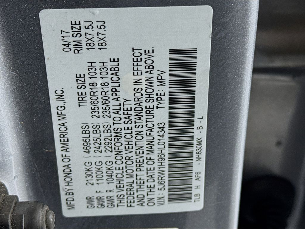 Used Car 2017 Honda Cr-v  Touring For Sale Under $20,000 In Austin, Texas