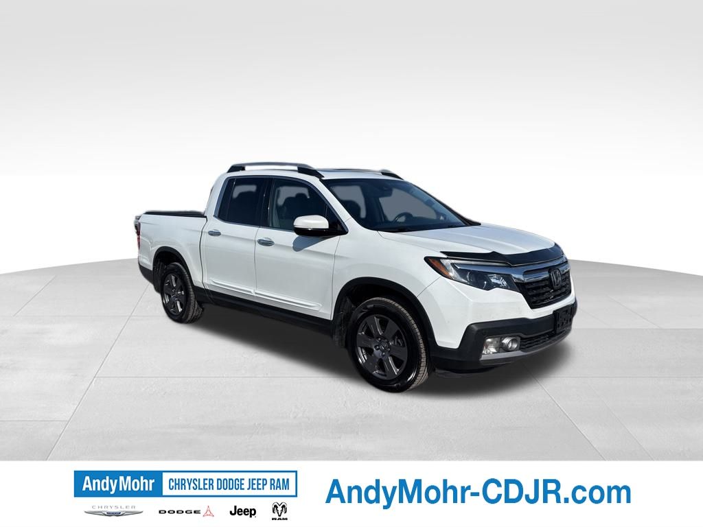 Platinum White Pearl 2020 Honda Ridgeline RTL-E AWD Pickup Truck All-Wheel Drive 9-Speed Automatic