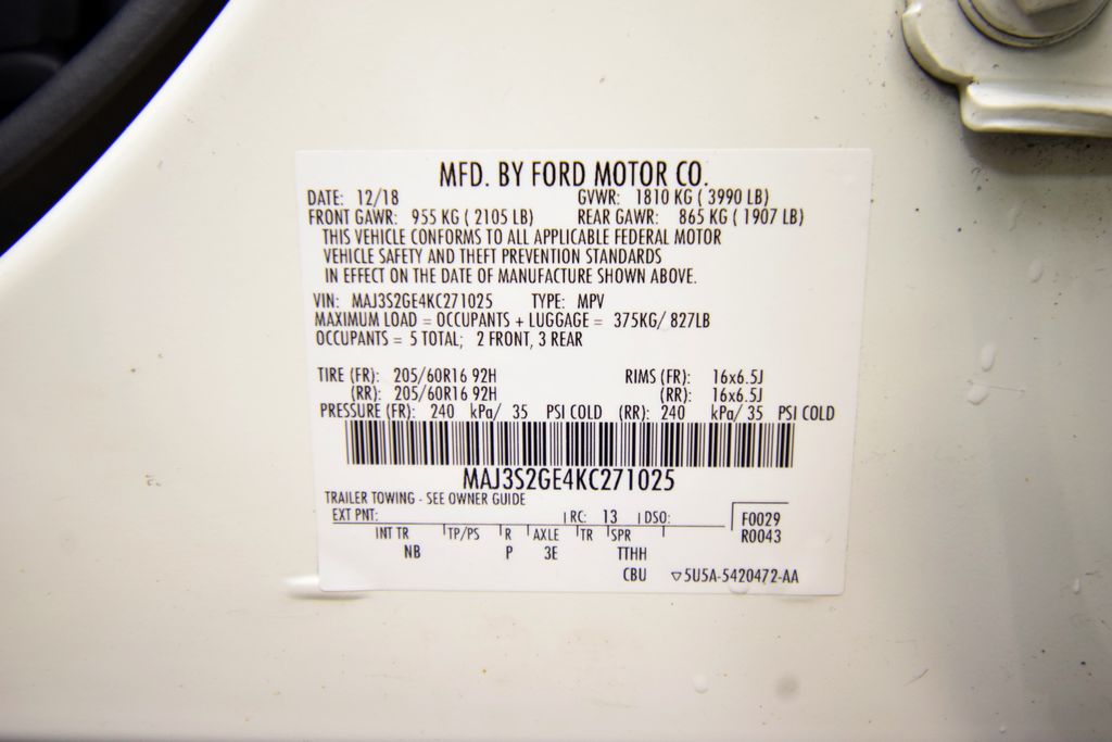 used 2019 Ford EcoSport car, priced at $12,300