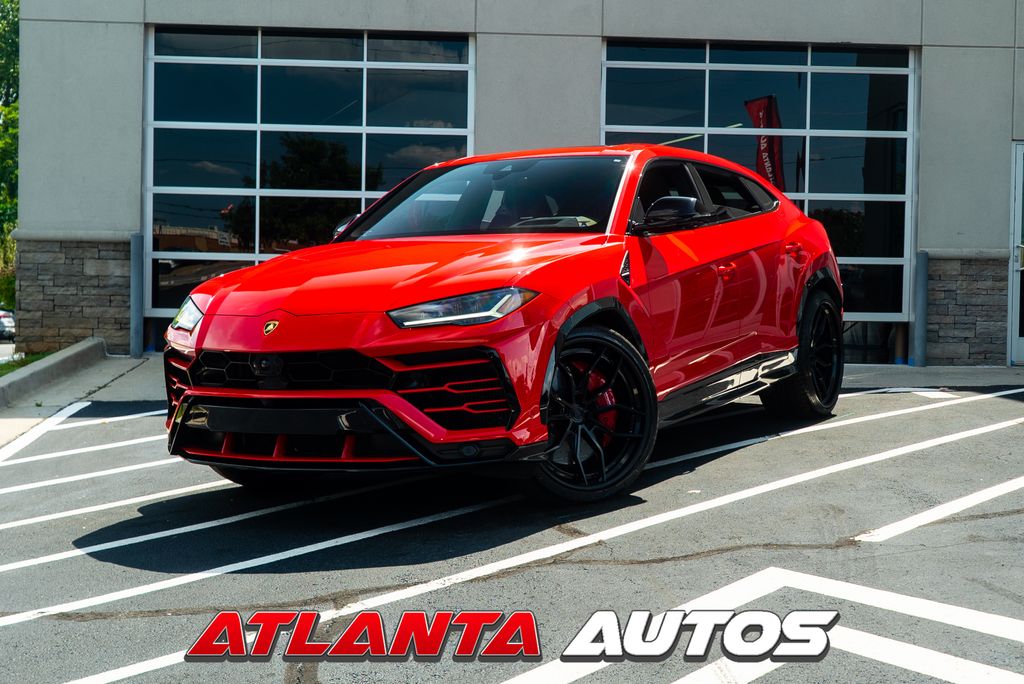 Red 2020 Lamborghini Urus SUV / Crossover  8-Speed Automatic