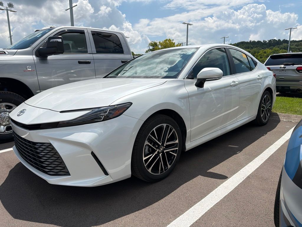 White (Wind Chill Pearl) 2025 Toyota Camry Sedan All-Wheel Drive Continuously Variable Transmission