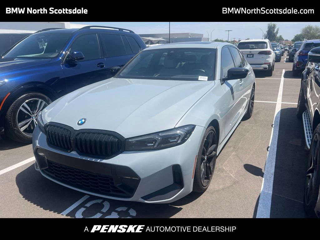 Brooklyn Gray Metallic 2023 BMW 3 Series Sedan Rear-Wheel Drive 8-Speed Automatic
