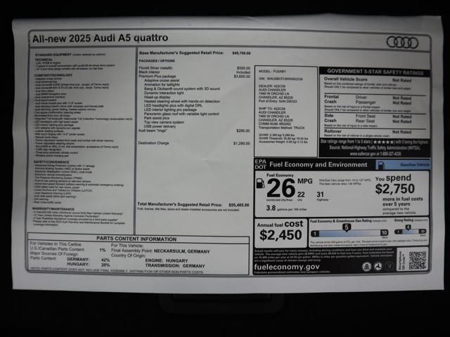 Thumbnail: 2025 Audi A5 - 9