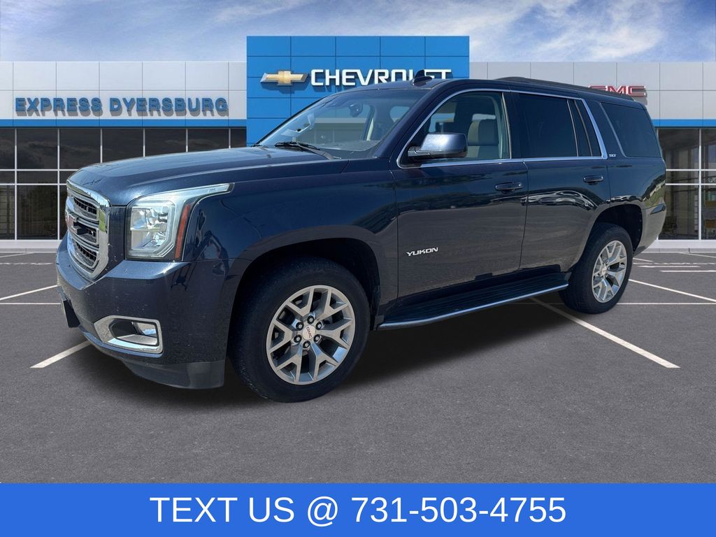 Dark Sapphire Blue Metallic 2018 GMC Yukon SUV / Crossover 4X2 6-Speed Automatic Overdrive