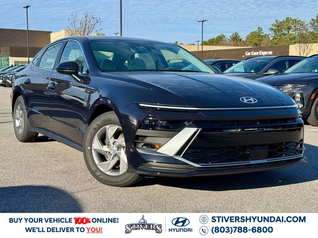 Carbon Blue 2026 Hyundai Sonata SE FWD Sedan Front-Wheel Drive 8-Speed Automatic