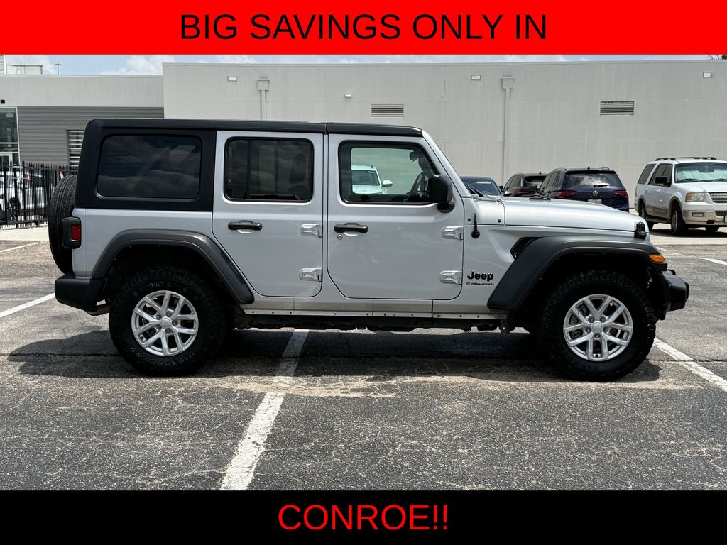 2023 Jeep Wrangler Sport S Silver at DeMontrond Mazda