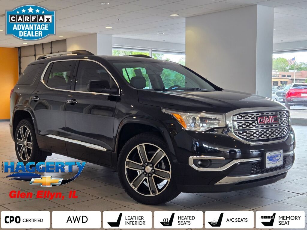 Black (Ebony Twilight Metallic) 2018 GMC Acadia SUV / Crossover Four-Wheel Drive 6-Speed Automatic